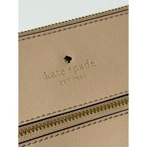 🔨 Leather Purse : Kate Spade Pale Pink Crossbody Bag Wear & Tear but Functional